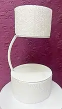 White Curve Floating Cake Spacer Separator Stand