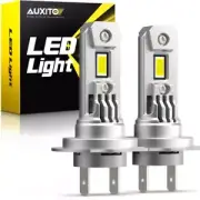 AUXITO Compact H7 LED Headlight Globe Bulb Canbus Kit 24000LM White Xenon Beam