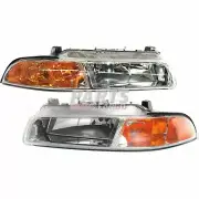 New Fits 1995-2000 Chrysler Cirrus Sedan Left & Right Halogen Head Lamp Assembly (for: Chrysler)