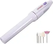 Ipetboom 1 Set Portable Electric Nail Drill Machine for Acrylic and Gel Nails Compact for Travel Bit Replacement for Manicure and Polishing