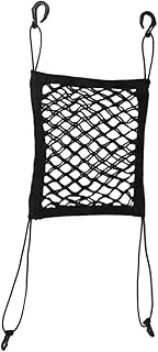 Kisangel Pet Safety Barrier Car Net for Dogs Dog Car Seat Cover Cargo Net Soft Seat Organizer Easy Install Multifunctional