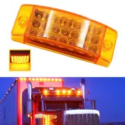 2x 6" Amber LED Side Clearance Marker STROBE Truck Dynamic Trailer Signal Lights (for: Renault)