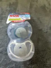 NUK Classic Space Night 6-18 Mths months silicone soother 2 pack Acc202