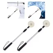 Adjustable Ice Fishing Skimmer Scoop with Aluminum Alloy Handle Ice Scooper