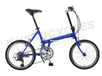 在飛比找Yahoo!奇摩拍賣優惠-老田單車 KHS 功學社 F20-JJ 20吋鉻鉬鋼摺疊自行
