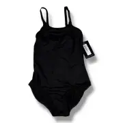 Bloch Dance Girls Pranay Adjustable Strap Camisole Leotard Black Size 12 NWT