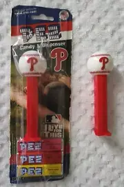 Philadelphia Phillies Pez Dispenser, Pez Phillies Dispenser& Candy, Pez Candy