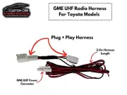 Plug + Play Power Harness For GME UHF Radios To Suit Toyota Models