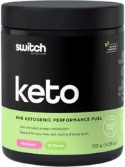 Switch Nutrition Keto BHB Ketogenic Performance Fuel Raspberry 150g