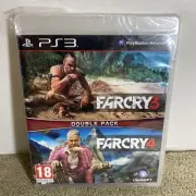 Far Cry 3 & 4 Double Pack PlayStation 3 PS3 Game Lot Set Bundle PAL Import