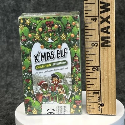 X'MAS ELF Tarot Cards Green Edition Christmas Themed 78 Card Deck NEW