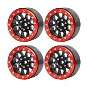 US STOCK 4PCS 1.9'' Beadlock Wheel Rims For 1:10 RC Crawler SCX10 90046 D90 TRX4