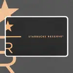 STARBUCKS 日本星巴克 2014 STAR R RESERVE 星星 典藏隨行卡 (不含卡套) 典藏門市霧黑女神