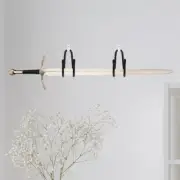 2 Sets Sword Display Racks Sword Collection Stand Wall Mount Metal Sword Holder