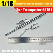 1/18 German Flak36 88mm Anti-Aircraft Gun Barrel+Shells Kit for Trumpeter 61701