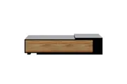 Eloise Entertainment Unit with Shelves - Black