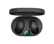 E6S True Wireless Stereo Mini Portable Bluetooth-compatible 5.1 Wireless Rechargeable In-ear Sport Earphone-Black - Black