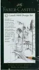 Faber Castell 12-piece 9000 Graphite Pencil Design Set NEW GENUINE
