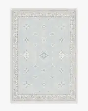150' x 215' | Machine Washable Runner Rug | Kid & Pet Friendly | Indoor Rug | Verena Soft Blue Flatwoven Rug | Ruggable