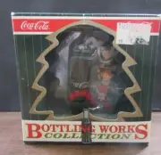 Vtg Coca Cola Christmas Bottling Works Collection "Tops Off Refreshment" Elves