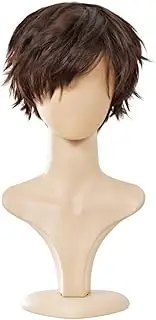 Ecvtop Wigs for Mens' Death Note Male Short Hair Wig Costume Cosplay Wigs (Light Brown)