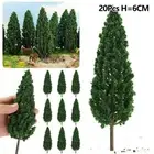 Model Trees 20pcs Garden Scenery Landscape Layout Plastic Train Railway