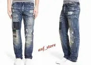 NWT PRPS Goods JAPAN Barracuda Straight Men Jeans 34 x 32 Selvedge Distress $425