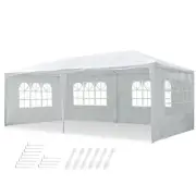 10'x20' Outdoor Party Tent Canopy Wedding Pavilion Marquee Cater Event 6 Walls