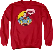 Bad Guys Get Coal Superman Sweatshirt