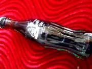 Coca Cola Around the World Bottle Thailand 6.5 Fl oz Green Bottle FULL