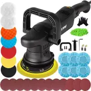 Dual Action Car Polisher Random Orbital DA Buffer Polishing Machine 150mm Pads