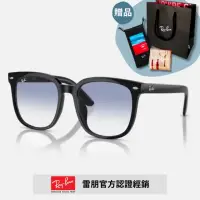 在飛比找momo購物網優惠-【RayBan 雷朋】膠框漸層太陽眼鏡(RB4401D-60