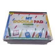 12 My Doodle Pad Drawing Scribble Doodle Coloring Paper Art Craft Kids 100 Sheet