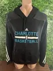 2014-15 NBA Charlotte Hornets Adidas Black Climawarm Size Medium Hoodie