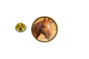 pins pin's badge metal lapel hat button horse