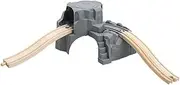 Double Tunnel Accessory for Wooden Train Track Play, Tunnel and Track
