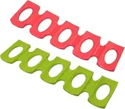 Alipis 2pcs Silicone Beer Pad Beer Rack Wine Bottle Rack Drinks Storage for Refrigerator Bar Home Party Sturdy Material