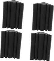 Yardwe 4Pcs Sound Reduction Foams for Acoustic Treatment Low Frequency Corner Bass Trap High Density Sound Insulation Panels for Studio and Home Use Durable