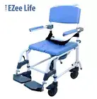 EZee Life Aluminum 18" Shower Commode Chair