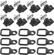 GARVALON Car Roof Hooks Set 8 Pieces Trunk Bed Ring for Vehicle Universal Fitment Roof Screw Kit