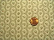 Dollhouse Wallpaper / 3 Sheets of Mini Graphics Ogee Lace Red Flowers 156D2