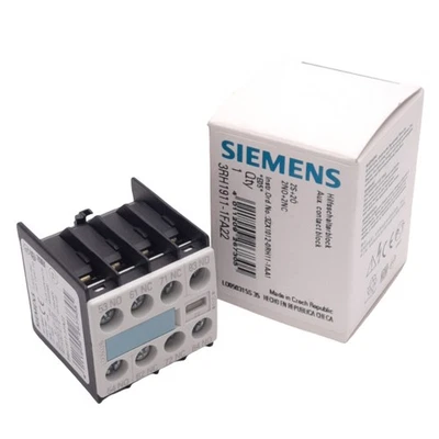 Siemens 3RH1911-1FA22 Auxiliary Contact Block, 2NO 2NC, 690VAC 10A Max