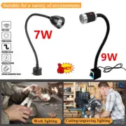 LED Work Light Flexible Gooseneck Lamp For Lathe CNC Milling Drill Press Sewing