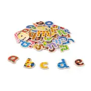 Tidlo Wooden Educational Magnetic Letters (Lowercase) Learn Play