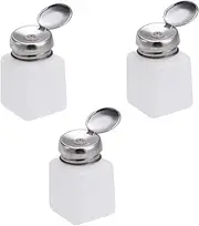 XYWHPGV liquid Liquid Press Pumping 120ML Nail Polish Remover Empty Bottle 3 Pack(9c76b 1a6a4 e9b41 afb1b 25fe6 76a5e