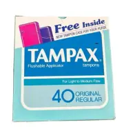 Tampax Tampons Vintage 80s Movie Prop/Tv Prop Box Of 35