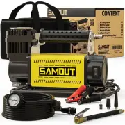 SMAOUT 12V Air Compressor, Portable Inflator 7.06 CFM, Air Pump Max 150PSI fo...