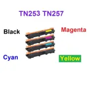 1 set TN253 TN-253 TN257 TN-257 Compatible For BROTHER MFCL3745CDW MFCL3770CDW