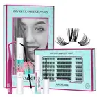 Diy Lash Extension Kit 144 Eyelash Clusters Individual Lashes Extensions Kits wi