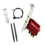 WiFi 6E AX210 AXE5400 PCIe WiFi Card Tri Band Wireless Adapter for Desktop